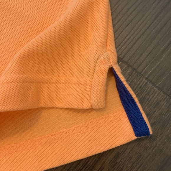 CROFT & BARROW POLO SHIRT ORANGE TEXTURED PIQUE SHORT SLEEVE COLLAR X-LARGE - Picture 6 of 6